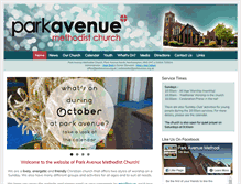 Tablet Screenshot of parkavenue.org.uk