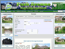 Tablet Screenshot of parkavenue.hu